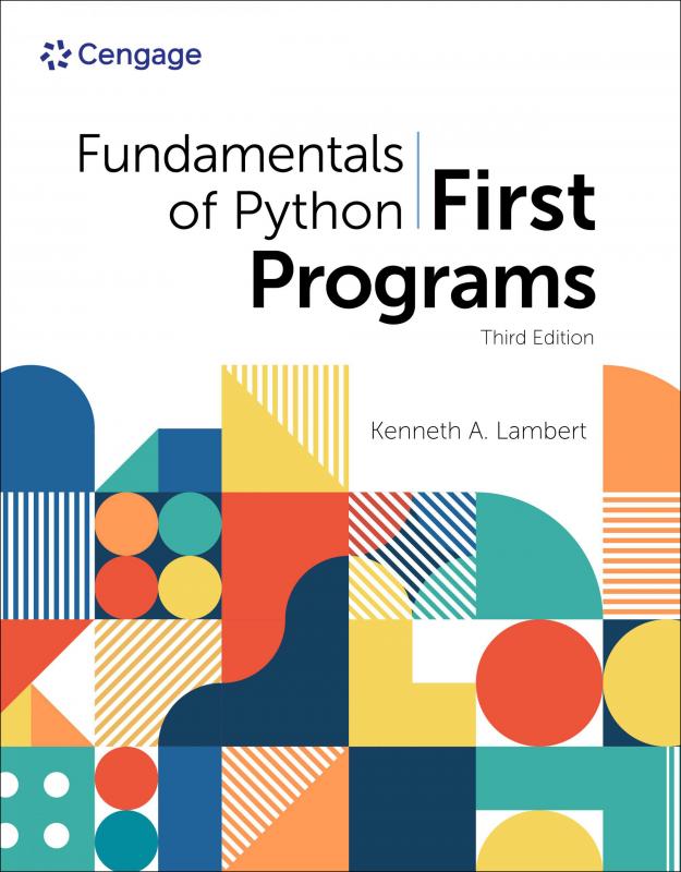 Fundamentals of Python: First Programs 3/E